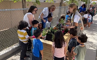Girl Scouts Bring Community Garden to Head Start Students